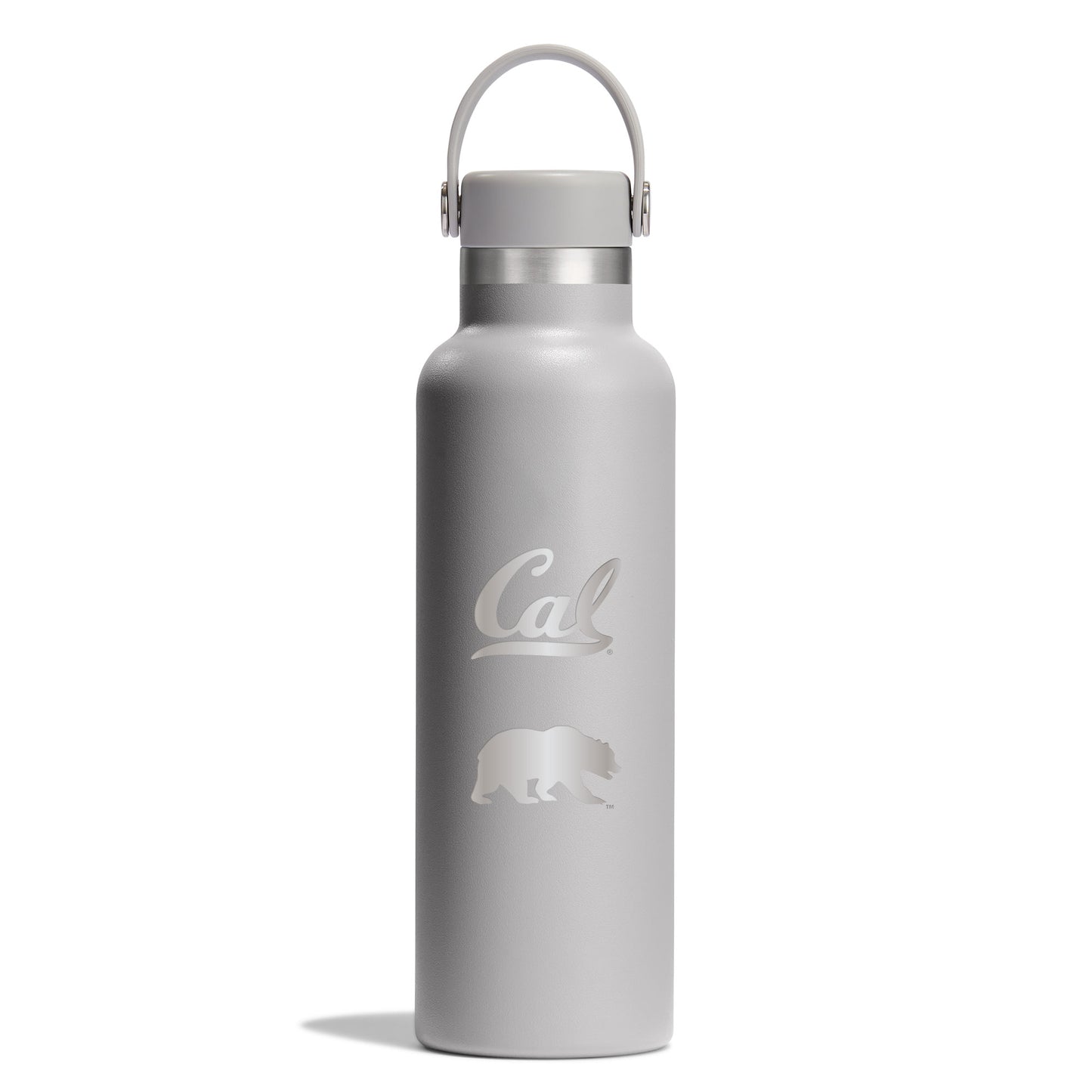 U.C. Berkeley Cal laser engraved 21 oz. Stainless Steel Hydro Flask-Gray-Shop College Wear