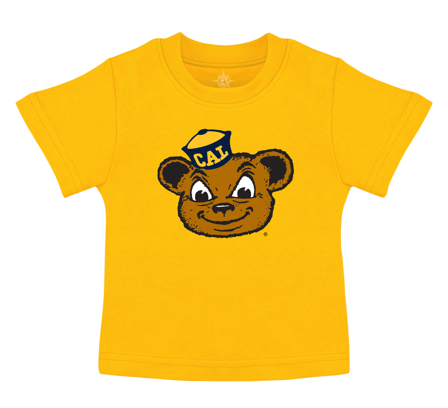 U.C. Berkeley Oski face toddler T-Shirt-Gold-Shop College Wear