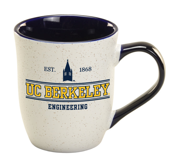 U.C. Berkeley Engineering granite ceramic mug -Cobalt Blue-Shop College Wear