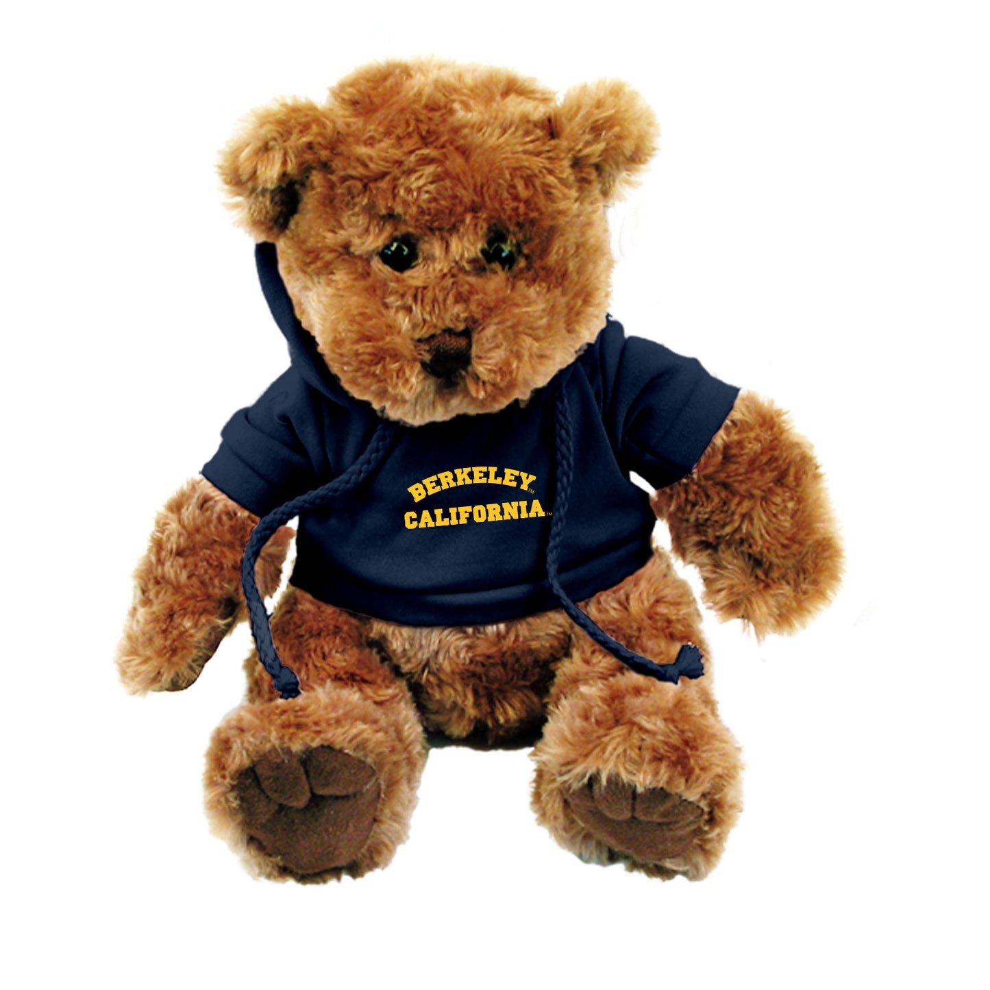 University Of California Berkeley Cal 10" Bear with hoodie and Berkeley California graphic.-Shop College Wear