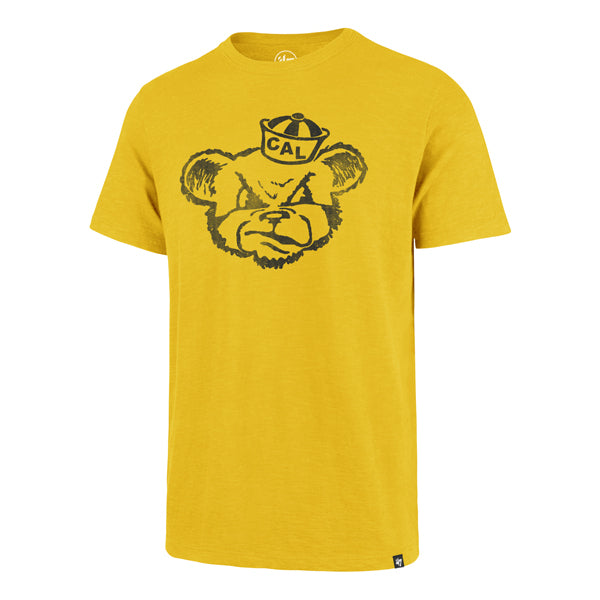 University Of California Berkeley Cal Retro Bear T-Shirt Gold-Shop College Wear
