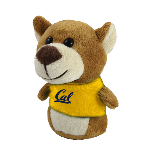 U.C. Berkeley Cal Shorties plush teddy bear-Tan-Shop College Wear