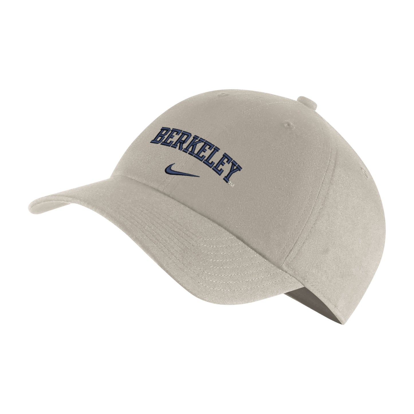 U.C. Berkeley embroidered Berkeley arch & Nike swoosh campus hat-Stone-Shop College Wear