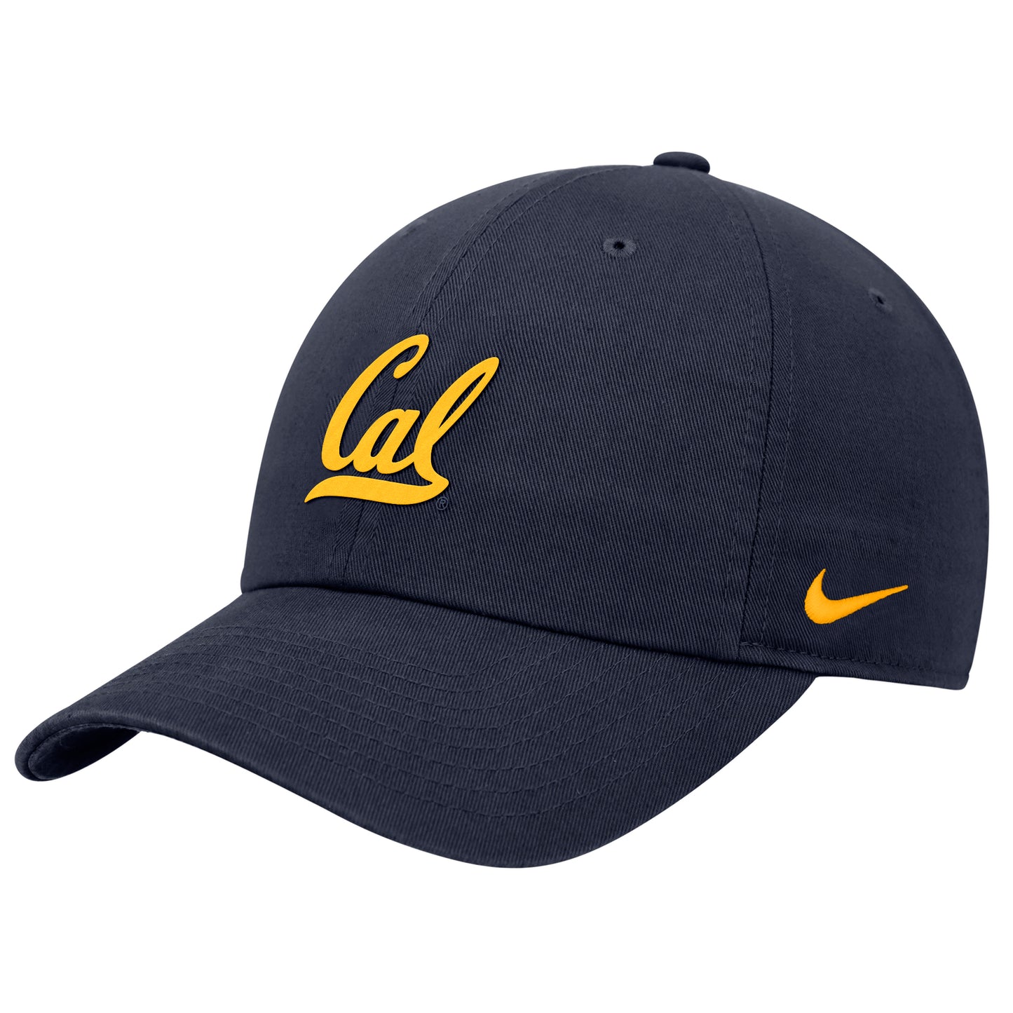 U.C. Berkeley Cal embroidered Nike Club Unstructured Cap Hat-Navy-Shop College Wear