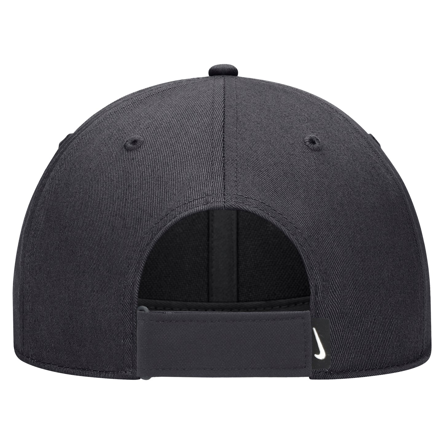 U.C. Berkeley Cal embroidered Nike Club RipStop Velcro DriFit Hat-Charcoal-Shop College Wear