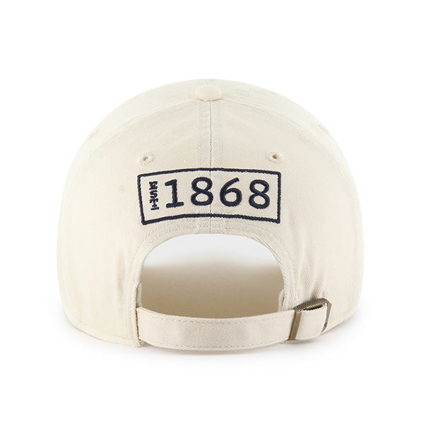 UC Berkeley arch and interlocking UC logo 47 Washed Twill Adjustable Cap - Khaki-Shop College Wear
