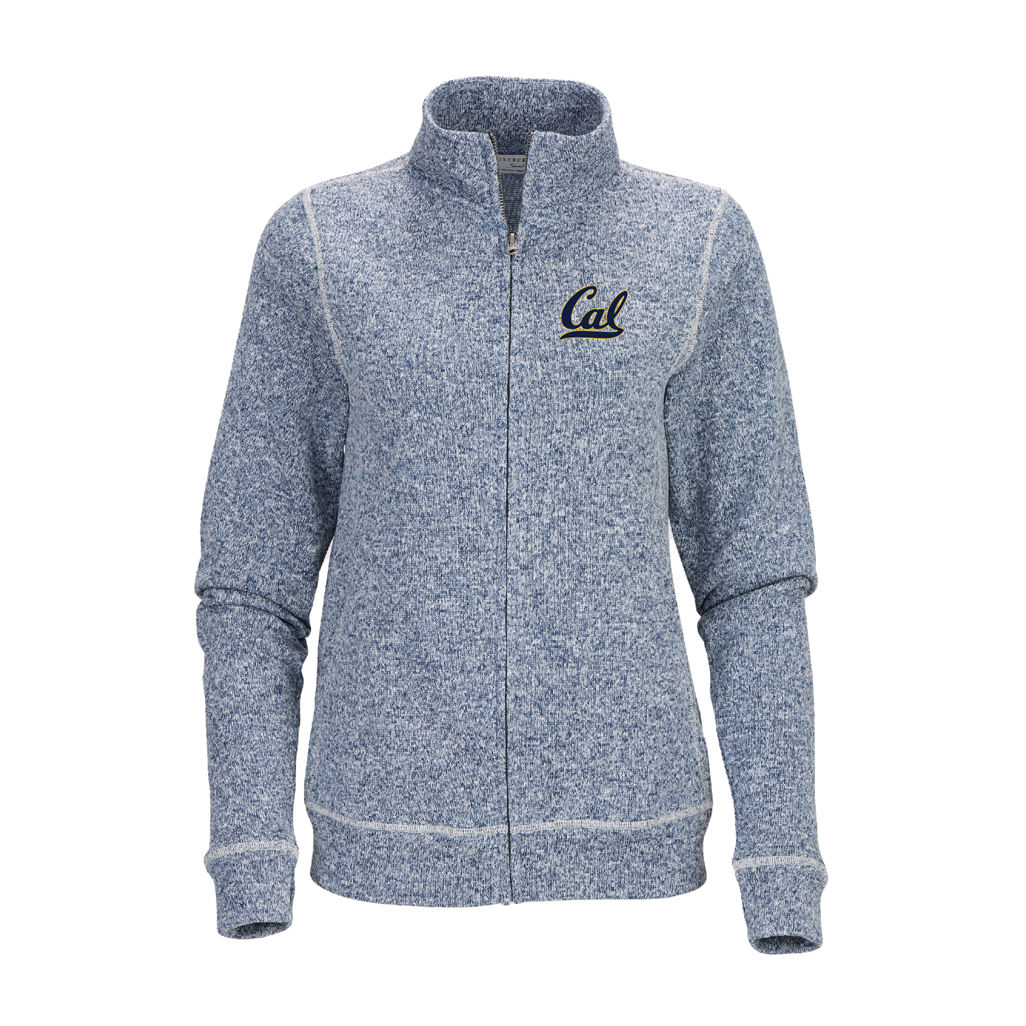 U.C. Berkeley Cal embroidered Woman Zip-Up jacket Alpine-Navy-Shop College Wear
