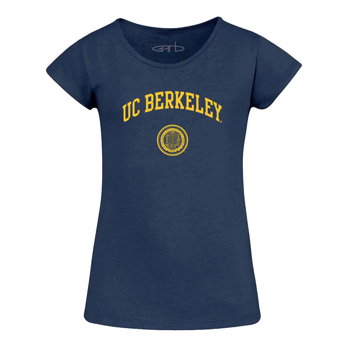 U.C. Berkeley arch and seal tri blend toddler T-Shirt-Navy