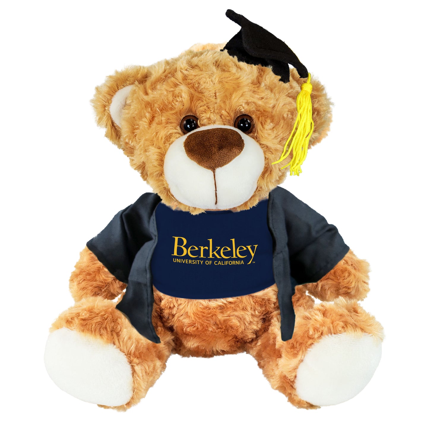U.C. Berkeley Graduation teddy bear with cap and gown