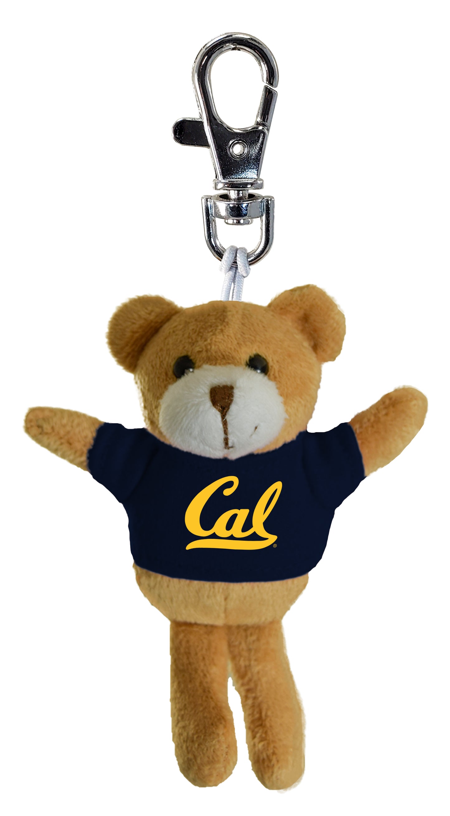 U.C. Berkeley Cal Bear keychain with navy Script Cal T-Shirt-Shop College Wear