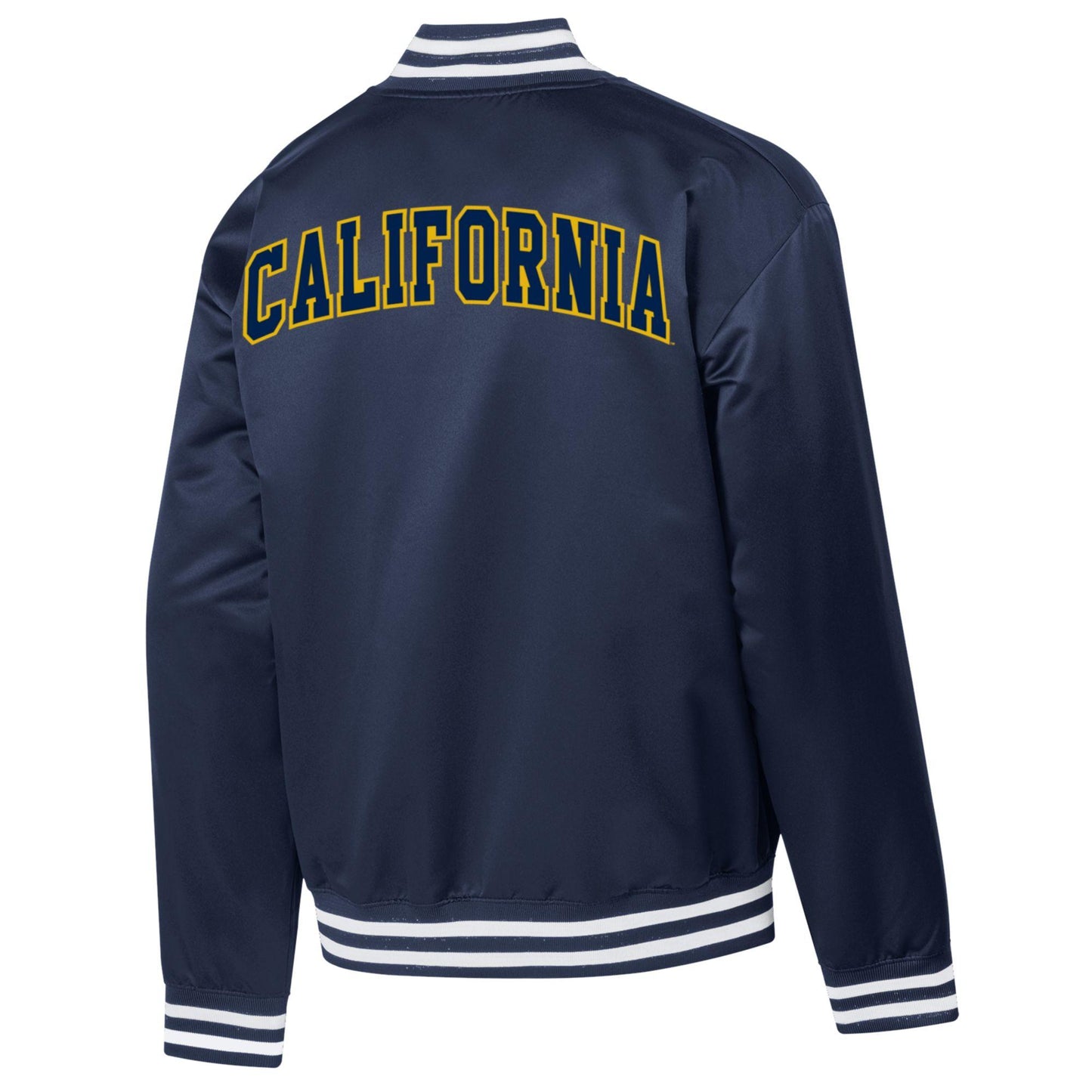 UC Berkeley Cal embroidered men's letterman Stadium jacket -Navy-Shop College Wear