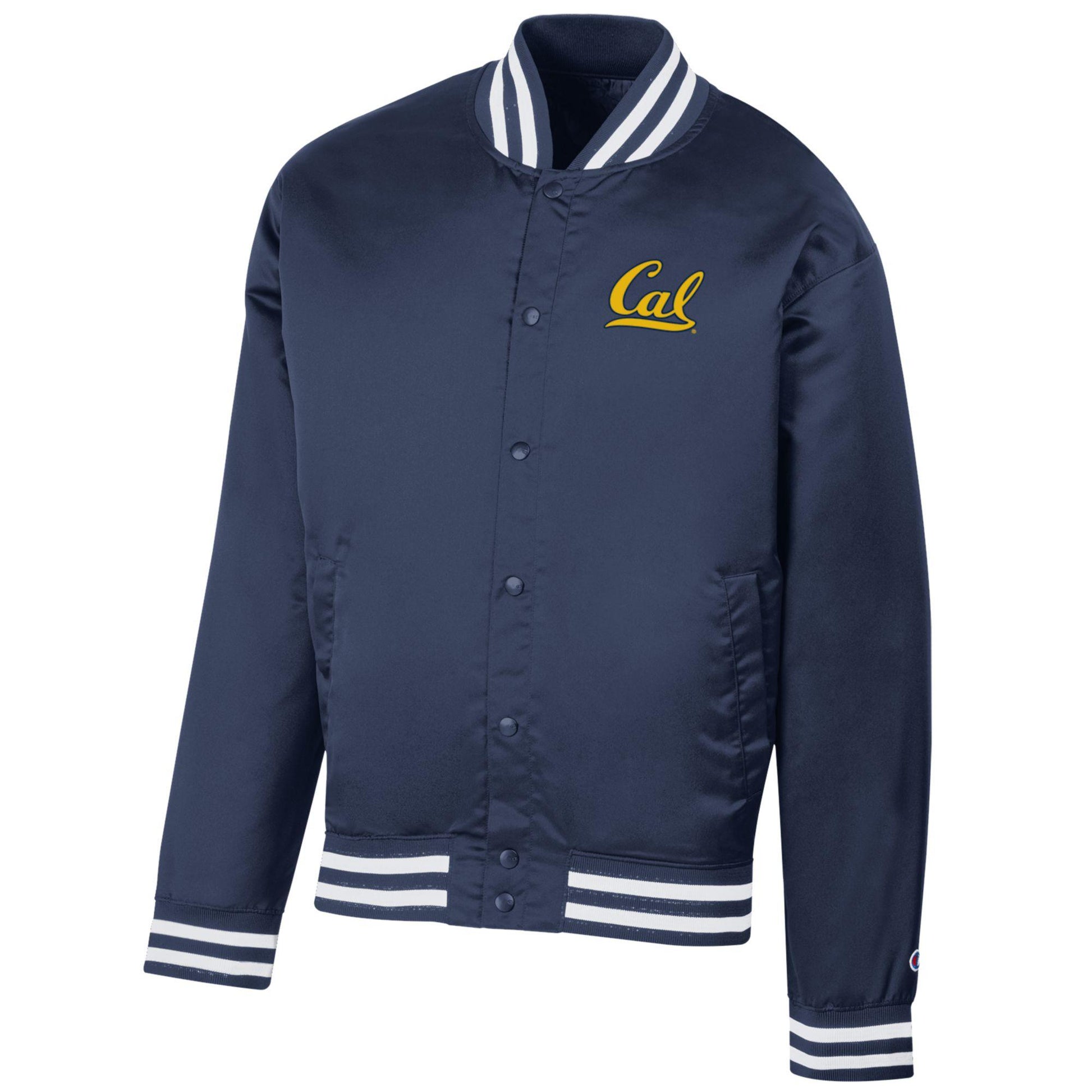 UC Berkeley Cal embroidered men's letterman Stadium jacket -Navy-Shop College Wear