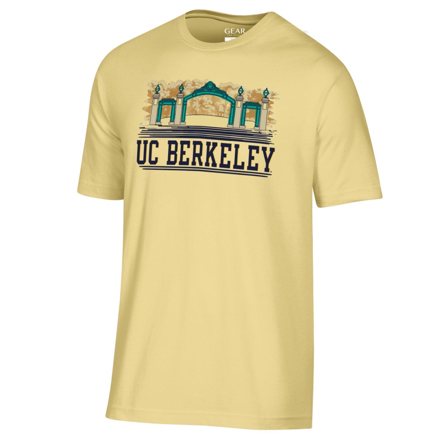 U.C. Berkeley Cal Sather Gate Soft T-Shirt-Butter