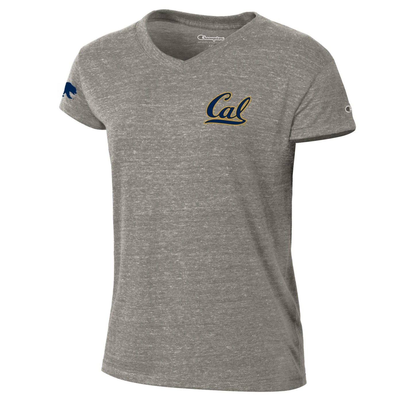 University of California Berkeley Cal women's tri blend crew-neck T-Shirt-Gray