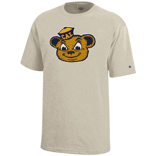 U.C. Berkeley Cal Oski face youth T-Shirt- Oatmeal-Shop College Wear