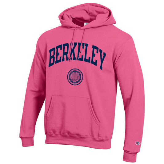 U.C. Berkeley Cal Bears Champion hoodie sweatshirt-Hot Pink-Shop College Wear