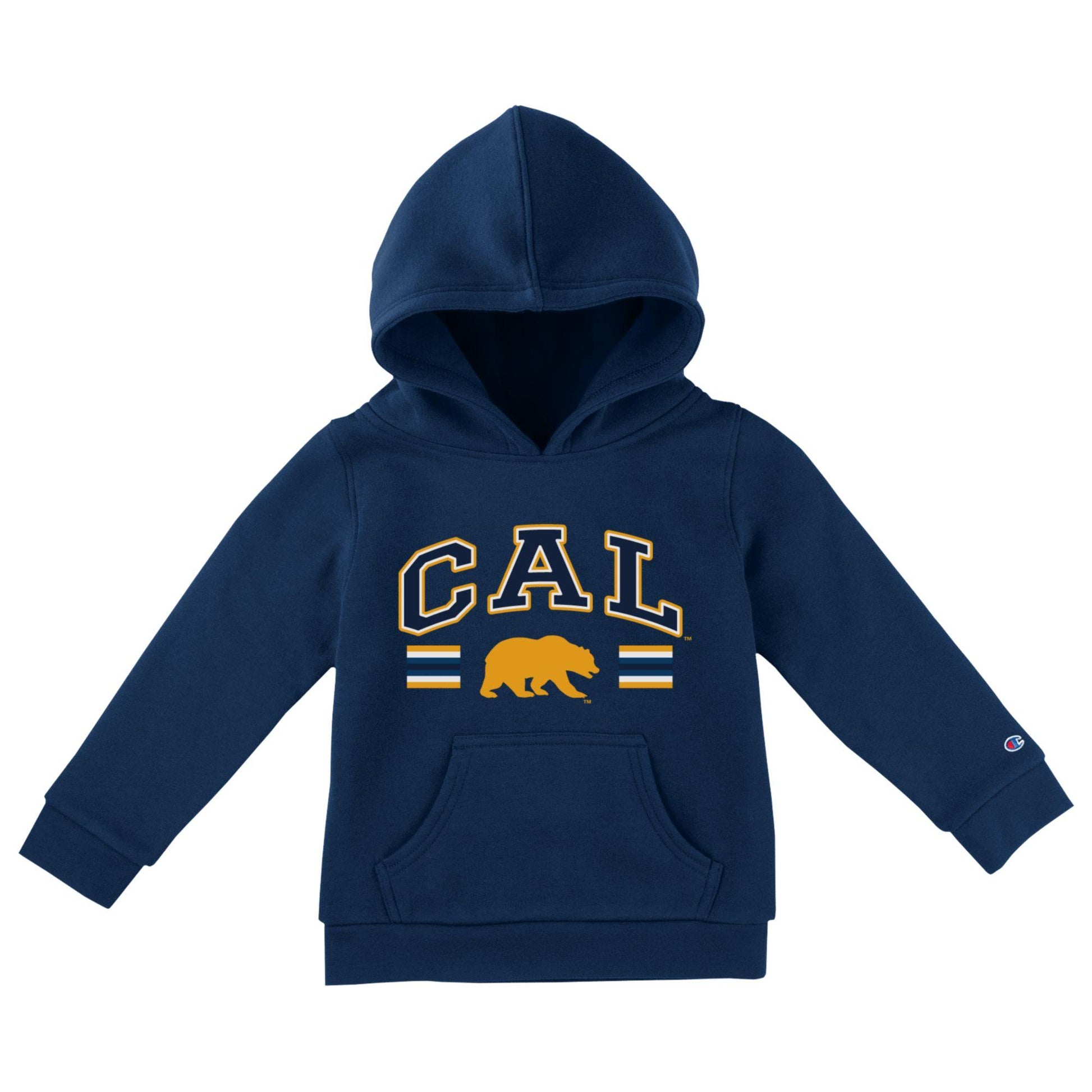 U.C. Berkeley Champion CAL Block and Oski toddler hoodie sweatshirt-Navy-Shop College Wear