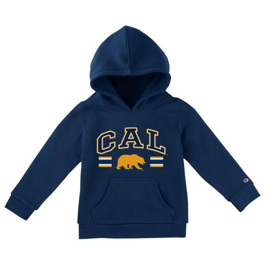 U.C. Berkeley Champion CAL Block and Oski toddler hoodie sweatshirt-Navy-Shop College Wear
