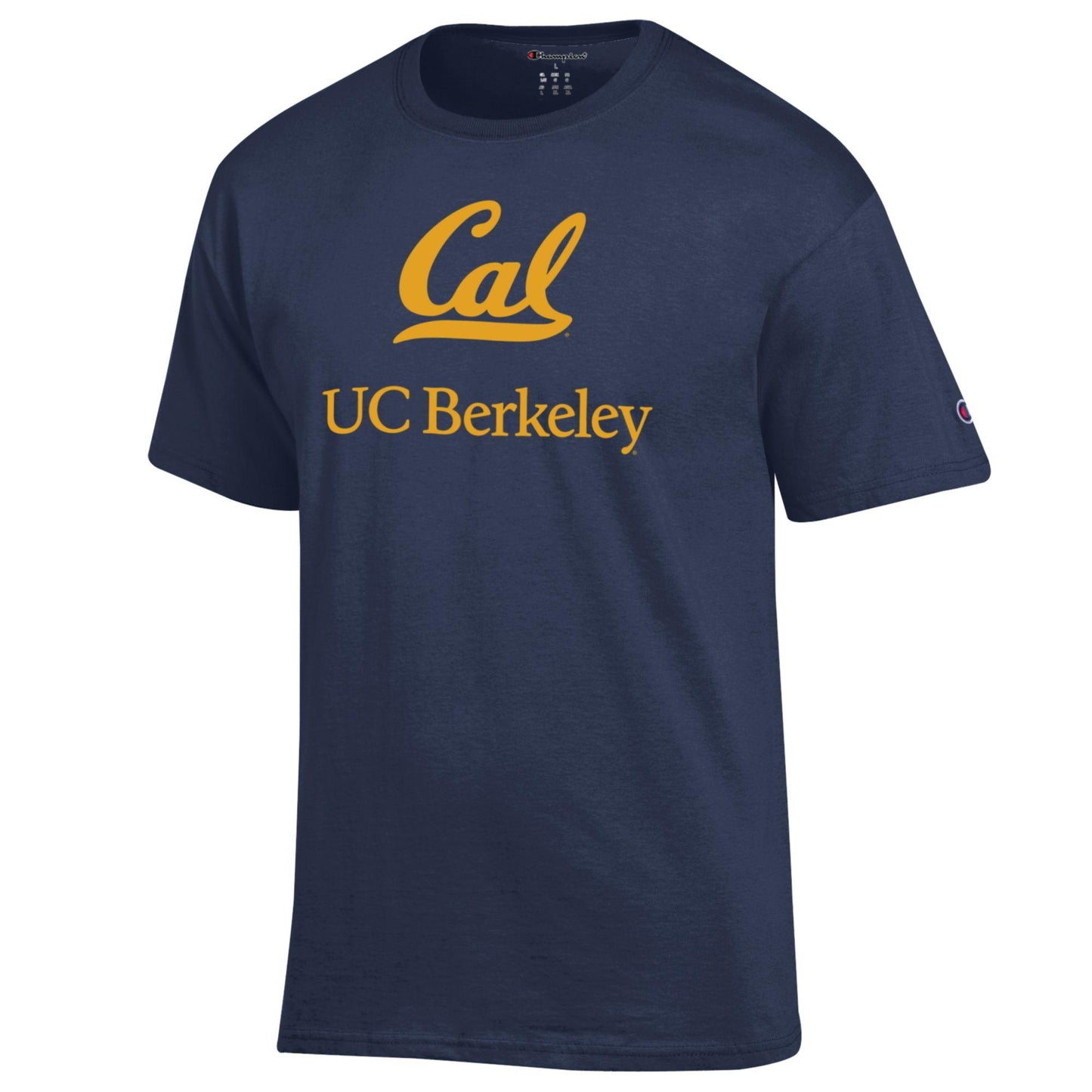 University Of California Berkeley Cal over UC Berkeley Champion Men's T- Shirt - Navy-Shop College Wear