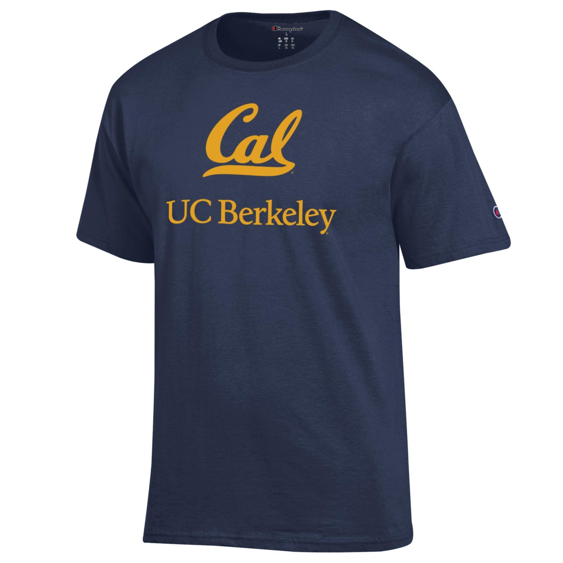 University Of California Berkeley Cal over UC Berkeley Champion Men's T- Shirt - Navy-Shop College Wear