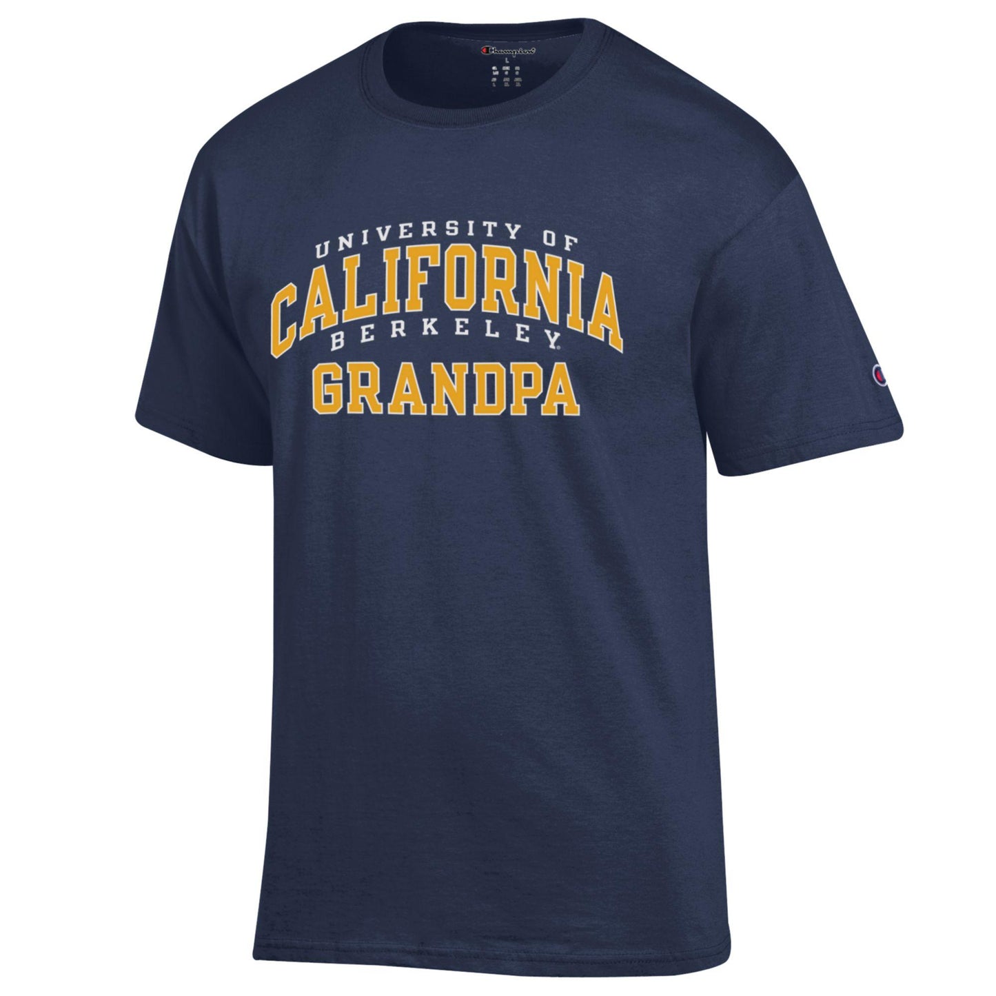 University of California Berkeley multiple arch GrandPa Champion T-Shirt-Navy-Shop College Wear