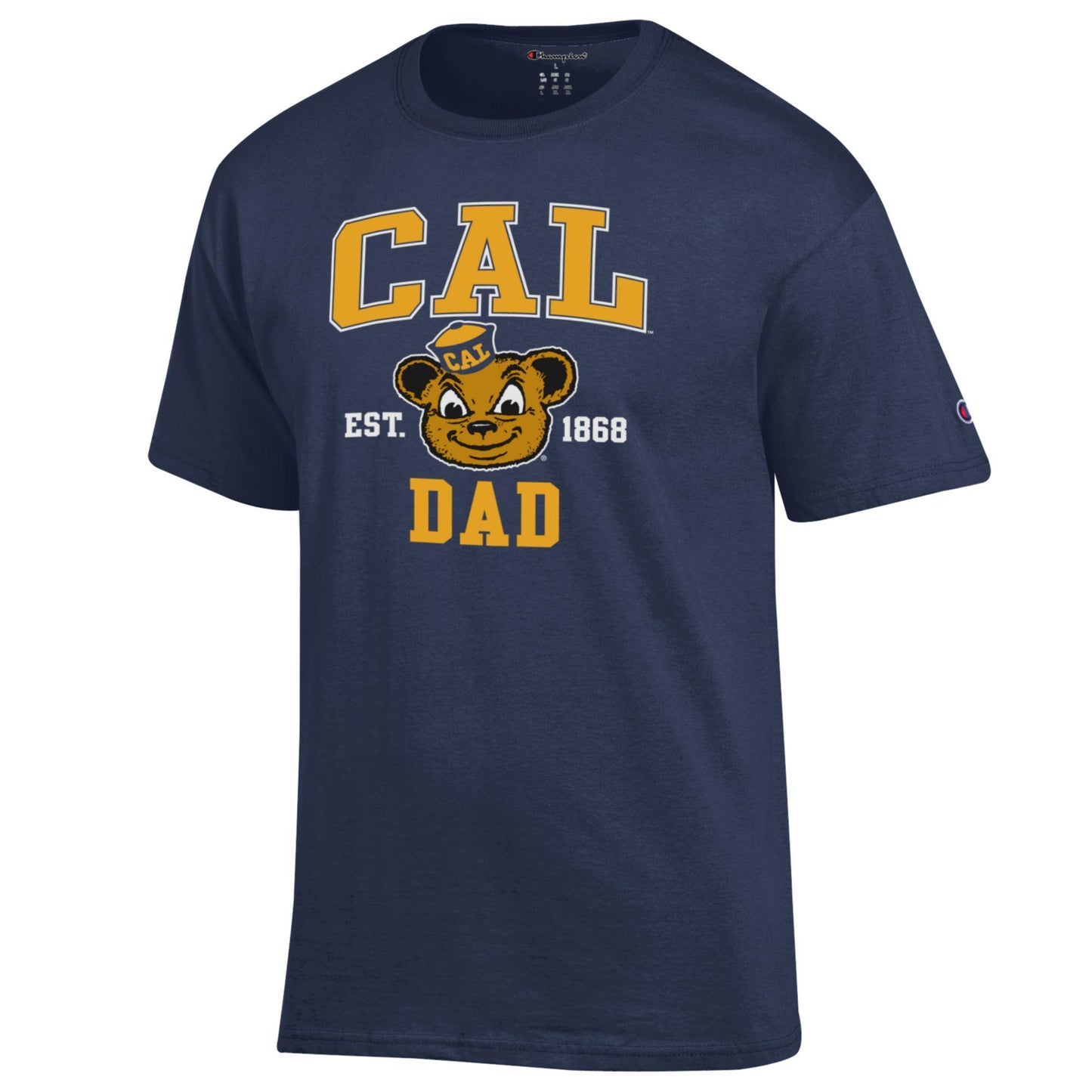 U.C. Berkeley Cal Oski Dad Champion T-Shirt-Navy-Shop College Wear