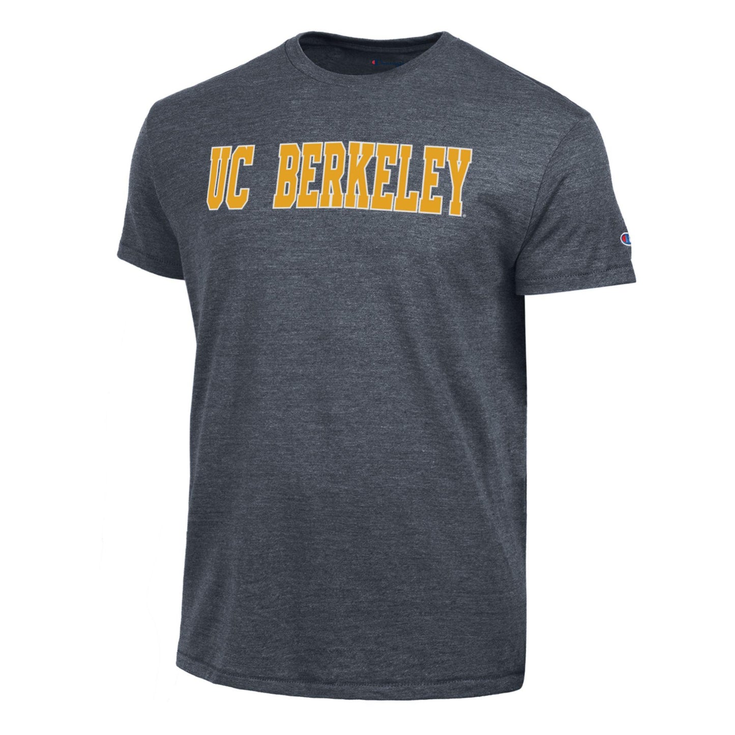 U.C. Berkeley wordmark tri blend T-Shirt-Navy