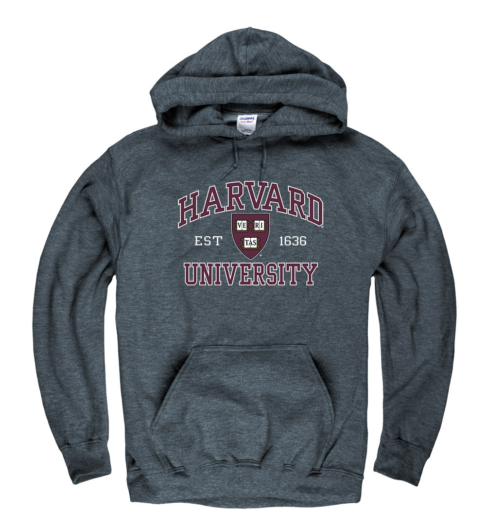 Harvard Crimson Men's Hoodie Sweatshirt-Charcoal – Shop College Wear