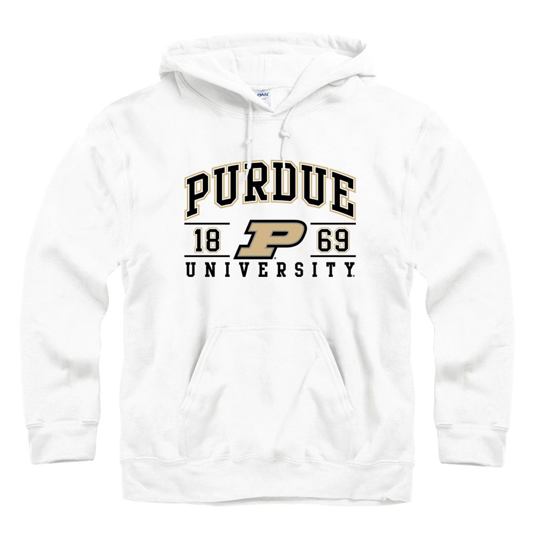 Purdue University NCAA gameday official hoodie sweatshirt-White-Shop College Wear