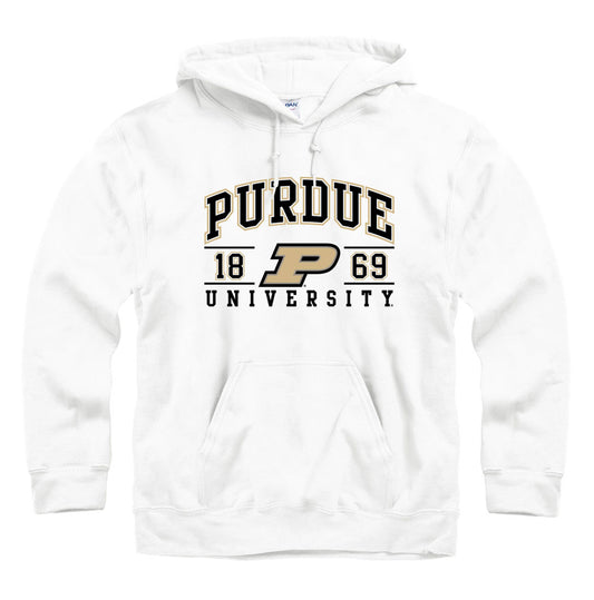 Purdue University NCAA gameday official hoodie sweatshirt-White-Shop College Wear