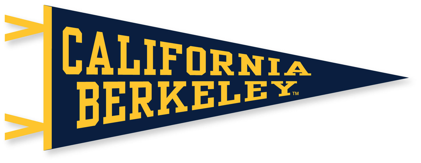 U.C. Berkeley 6x15" California Berkeley felt pennants - NAVY-Shop College Wear