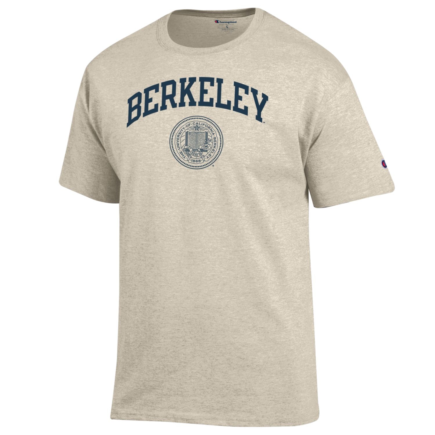 U.C. Berkeley Cal Champion Men's T-Shirt-Oatmeal
