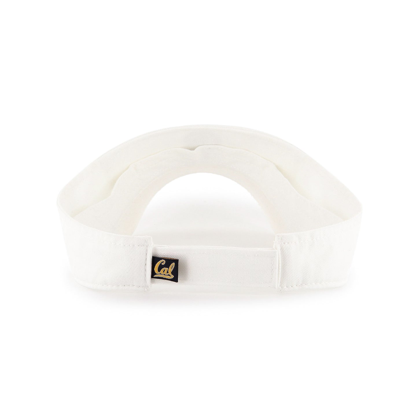 U.C. Berkeley Cal embroidered visor-White-Shop College Wear