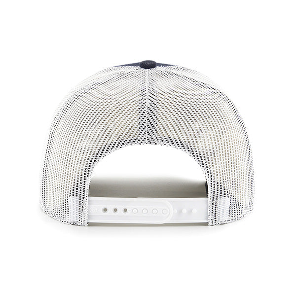 U.C. Berkeley Cal embroidered mesh trucker snap back hat-Navy-Shop College Wear