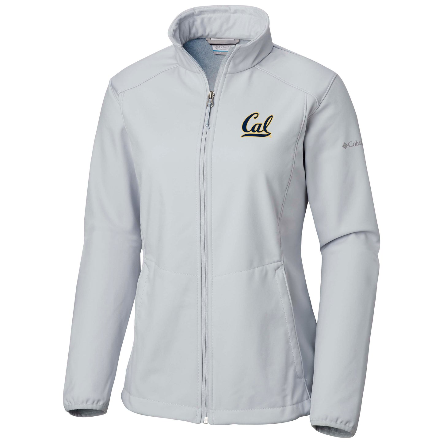 U.C. Berkeley Cal embroidered Columbia women's Ridge II softshell Jacket-White-Shop College Wear