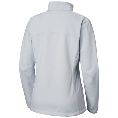 U.C. Berkeley Cal embroidered Columbia women's Ridge II softshell Jacket-White-Shop College Wear