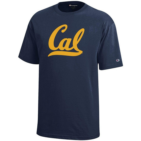 University Of Berkeley Script Cal Champion Youth T-Shirt - Shop College Wear