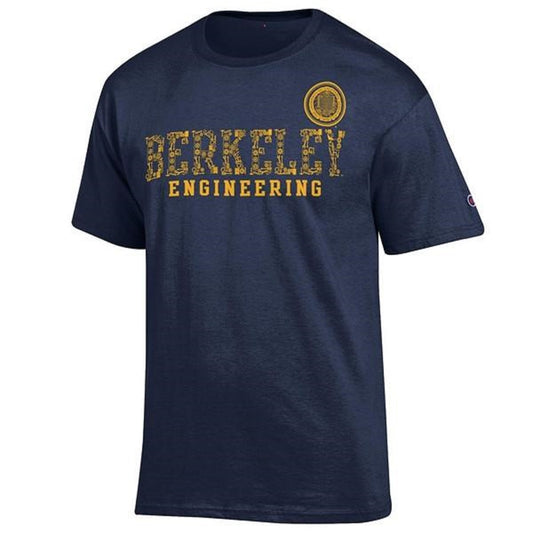University Of California Berkeley Cal Champion Engineering Mens T-Shirt - Navy-Shop College Wear