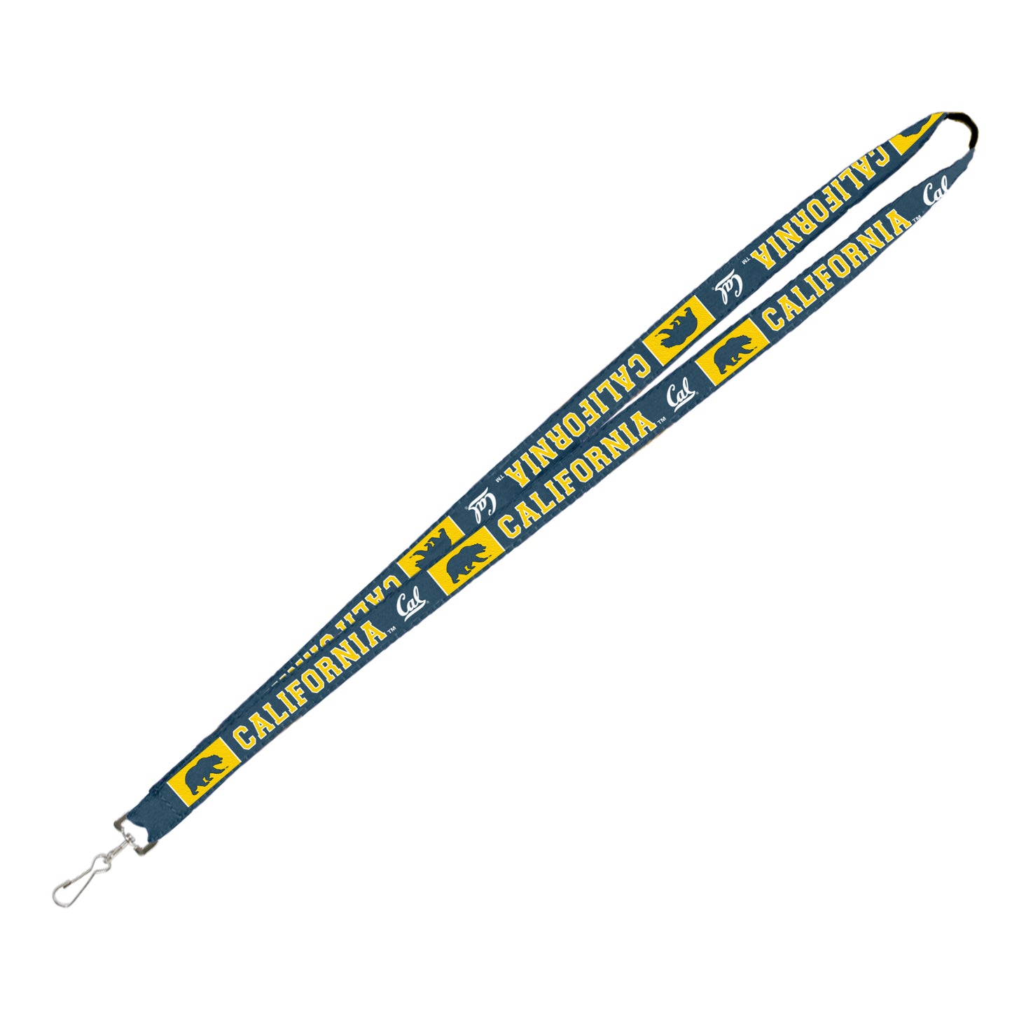 U.C. Berkeley Cal embroidered Game Day Lanyard-Navy-Shop College Wear
