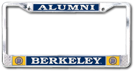 UC Berkeley Cal Alumni License Plate Frame- Silver-Shop College Wear