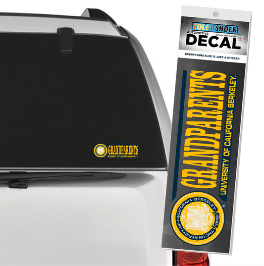 University of California Berkeley grandparents multi color seal decal-Shop College Wear