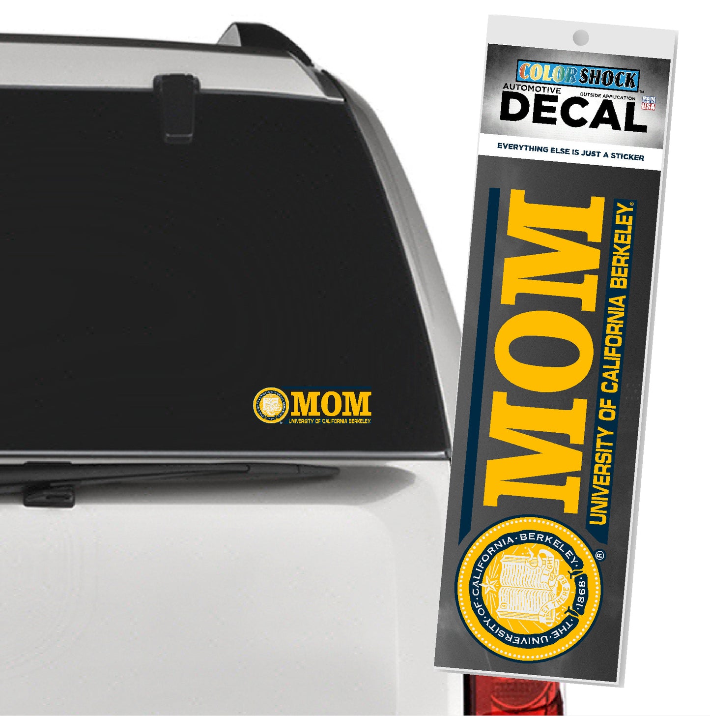 University of California Berkeley Mom multi color seal decal-Shop College Wear