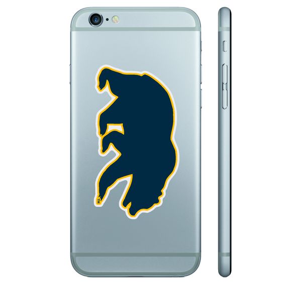 U.C. Berkeley Cal mascot mini removable decal-Shop College Wear