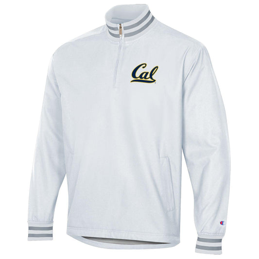 U.C. Berkeley Cal embroidered Men's Trooper Jacket-White-Shop College Wear