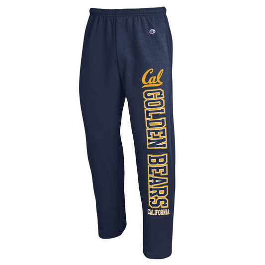U.C. Berkeley California Golden Bears Cal open bottom sweat pants-Navy-Shop College Wear