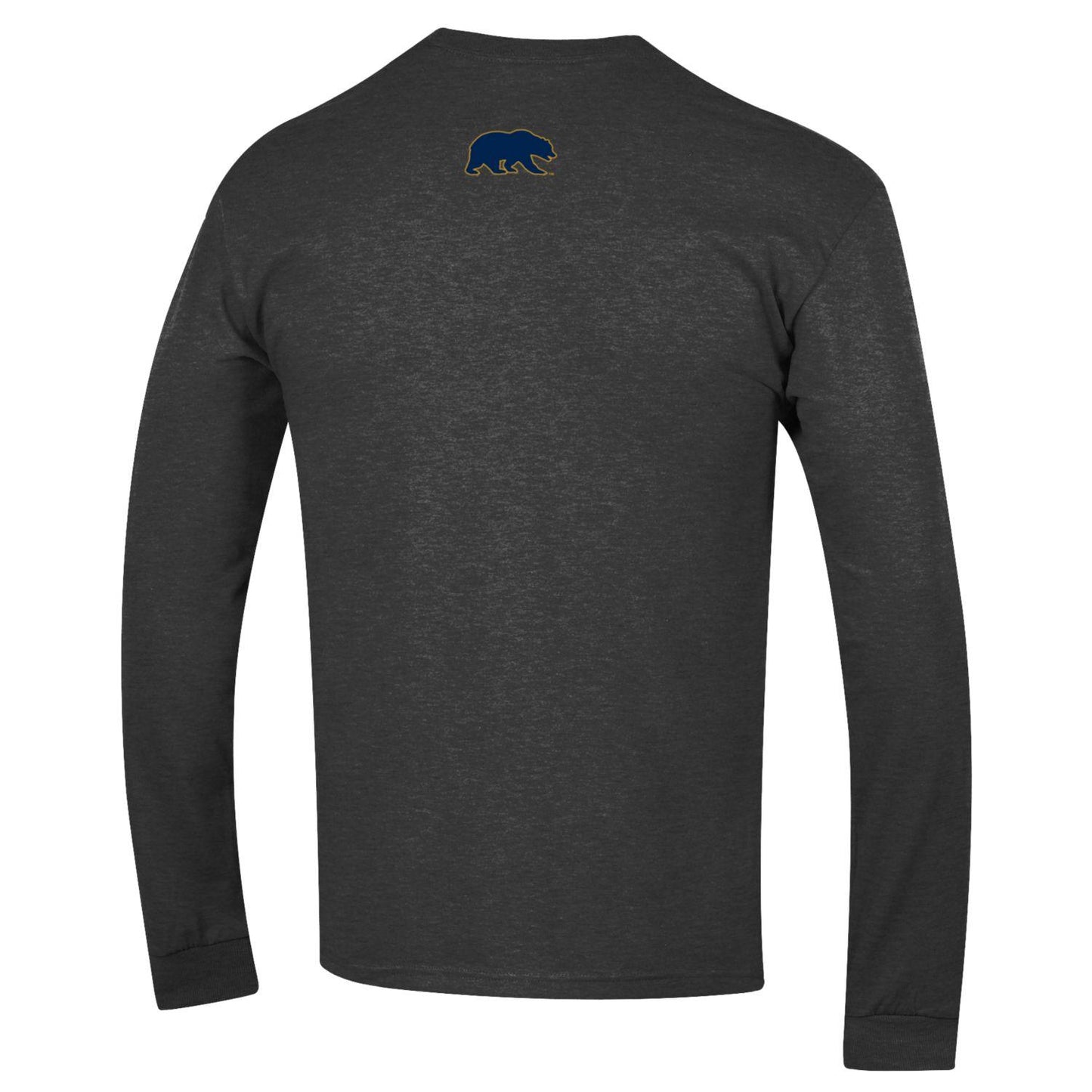 U.C. Berkeley bold Cal long sleeve Champion T-Shirt-Charcoal-Shop College Wear