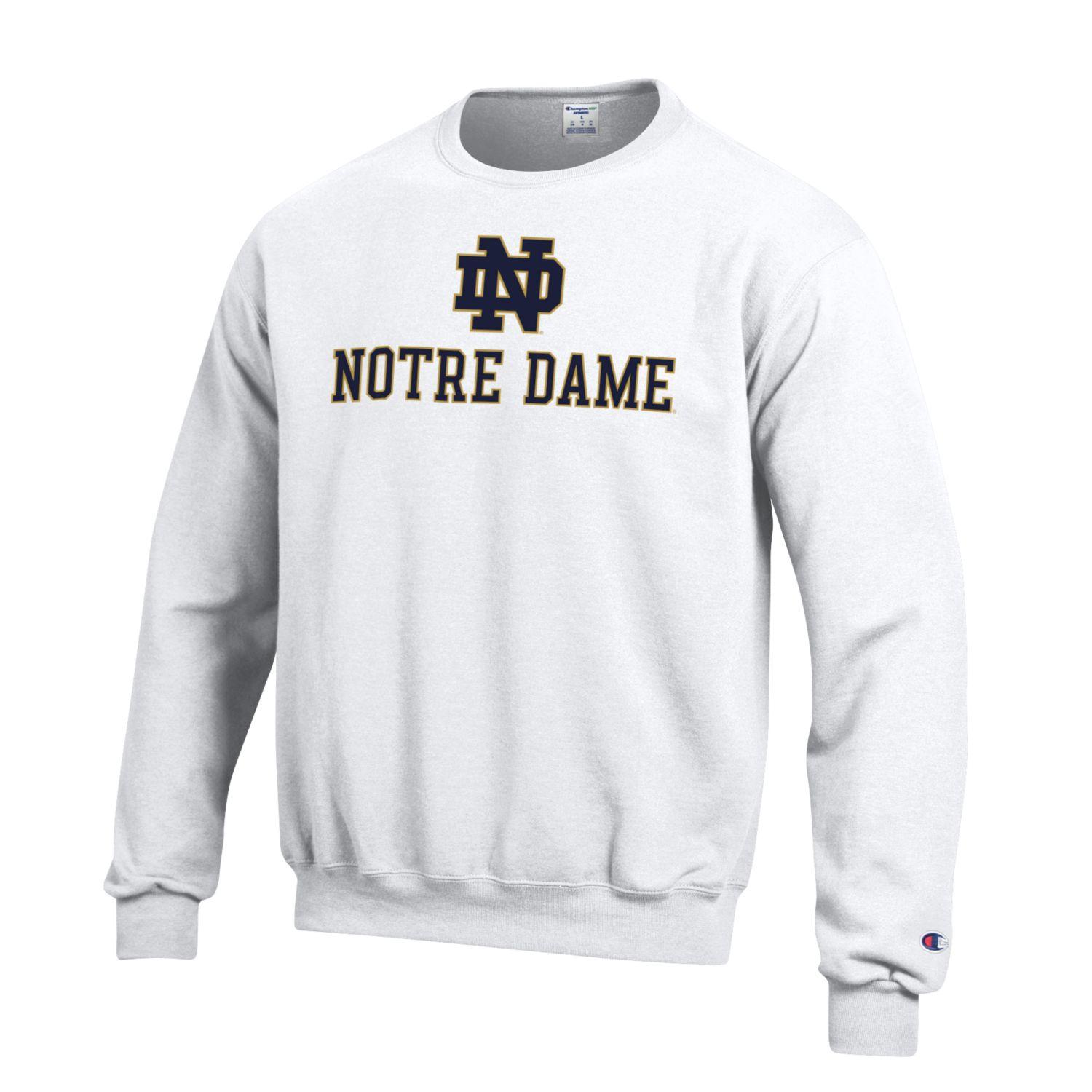 Notre Dame Fighting Irish Champion Crew Neck Sweatshirt-Oatmeal – Shop  College Wear