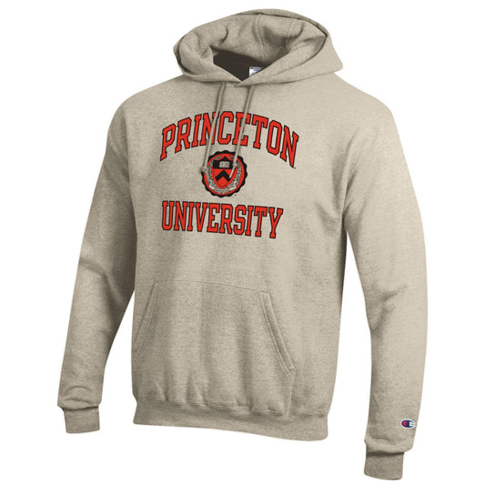 Princeton University Tigers Champion Hoodie Sweatshirt-Oatmeal-Shop College Wear