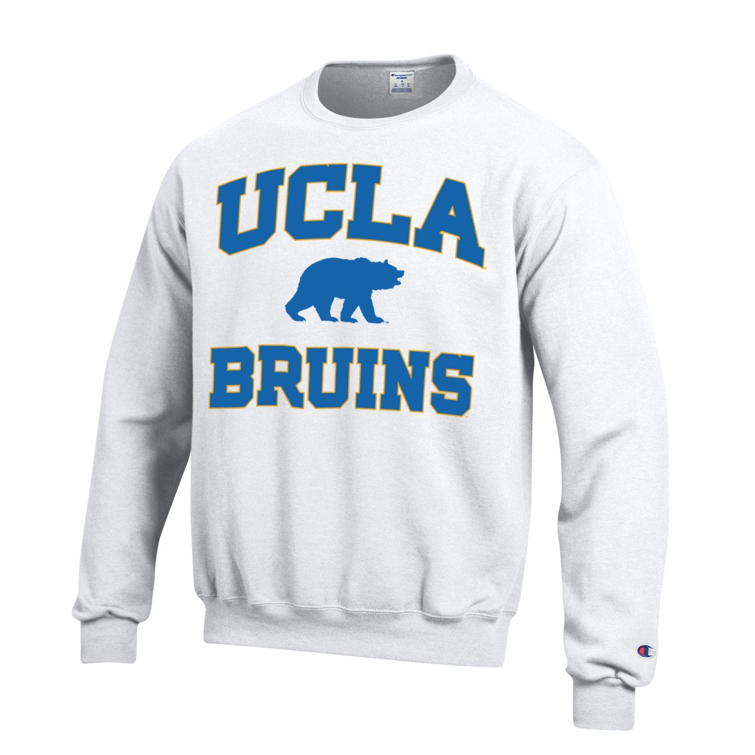 NCAA UCLA Bruins Legacy Nuvola Cotton Sueded Crew Neck Sweatshirt (Oxford,  X-Large) : Athletic Sweatshirts : Sports & Outdoors 