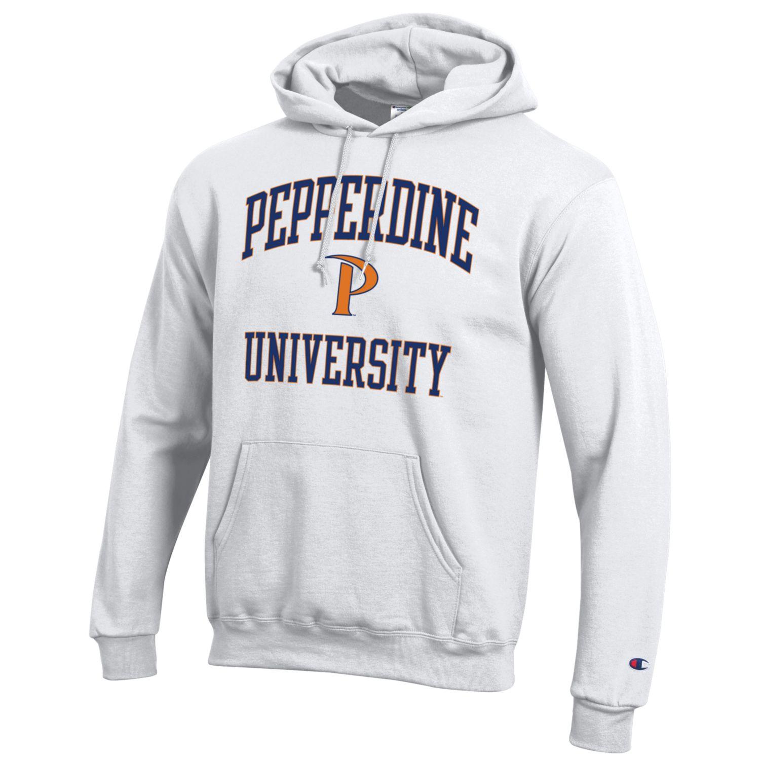 pepperdine gear Pepperdine University Waves Hoodie Sweatshirt in White | Men's